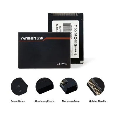 Kingspec Yuancun 2.5" SSD PATA Series 44pin 16GB 32GB 64GB 128GB 4C MLC Flash Internal Solid State