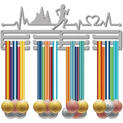 1pc Running Run Medal Hanger Display Medal Holder Rack Sports Meta lIron Wall Mount Decor over 60