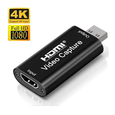 4K HDMI Video Capture Card Live Streaming Board Capture USB 2.0 1080P Card Grabber Recorder Box for