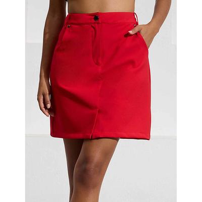 Women's Golf Skorts 18inch Red Bottoms Ladies Golf Attire Clothes Outfits Wear Apparel