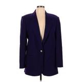 Sag Harbor Wool Blazer Jacket: Purple Jackets & Outerwear - Women's Size 14