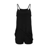 lounge sets for women Suits Womens Tennis Dress Workout Dress With Shorts Sleeveless Spaghetti Straps Golf Athletic Dresses 2 piece sets for women pajama sets for women 2 piece Black Polyester XL
