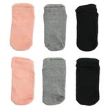 6 Pairs Non-slip Yoga Socks Short Fuzzy Shin Low Cut Show with Fingers Men s Sports Cotton