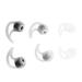 Noise Resistant Silicone In-Ear Ear Tips for Earphone Part Headphones 3 Pairs (S/M/L)