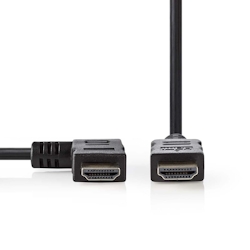 Nedis High Speed HDMI Kabel mit Ethernet - HDMI Stecker - HDMI Stecker - 4K@30Hz - 10.2 Gbps - 1.50 m - Rund - PVC - Schwarz - Blister Image