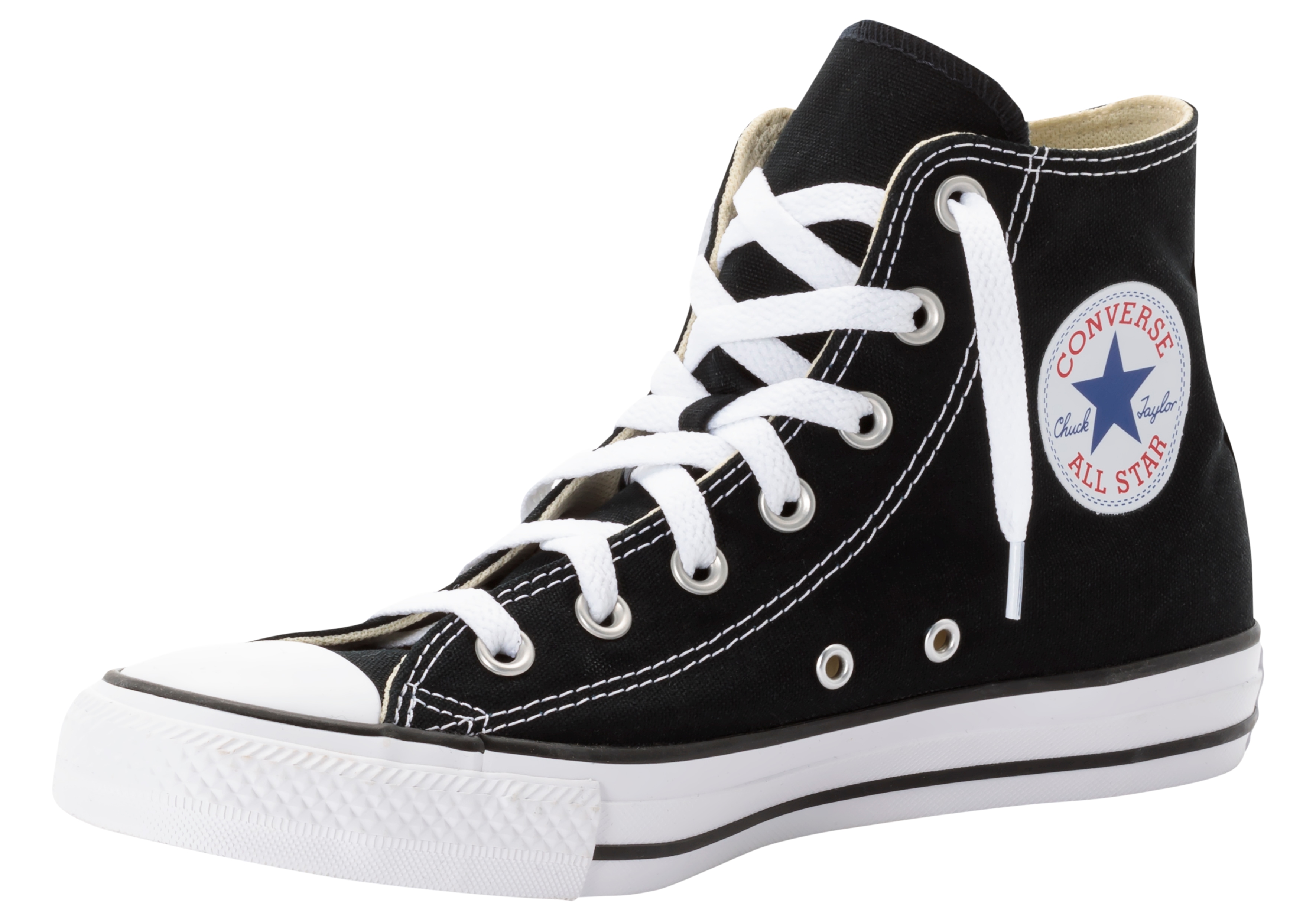 Sneaker CONVERSE "CHUCK TAYLOR ALL STAR WIDE", Herren, Gr. 44, schwarz, Textil, Schuhe Sneaker