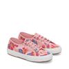 Sneaker SUPERGA "HIBISCUS FLOWER PRINT", Gr. 37, rosa (rosa, pink), Textil, sportlich, Schuhe