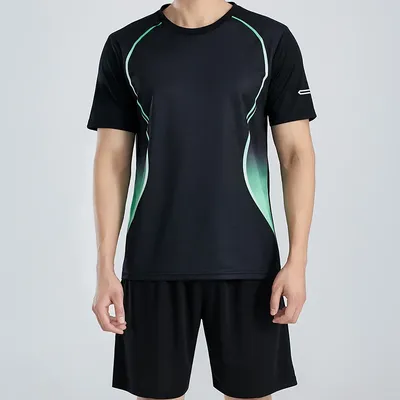 Ensemble de course à manches courtes pour hommes t-shirt de jogging shorts d'entraînement pour