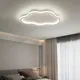 Plafonnier LED en forme de nuage blanc design créatif moderne éclairage d'intérieur luminaire