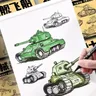 Kunst verfolgung Skizze handgemaltes Tutorial Buch üben Hand gezeichnet Anime Zeichen buch lernen