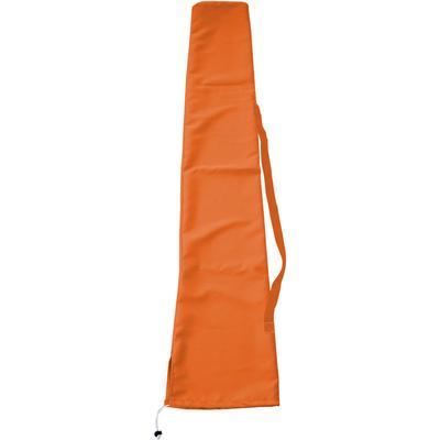 HHG - Schutzhülle für Sonnenschirm bis 3x4m, Cover Abdeckhülle inkl. Kordelzug terracotta - orange