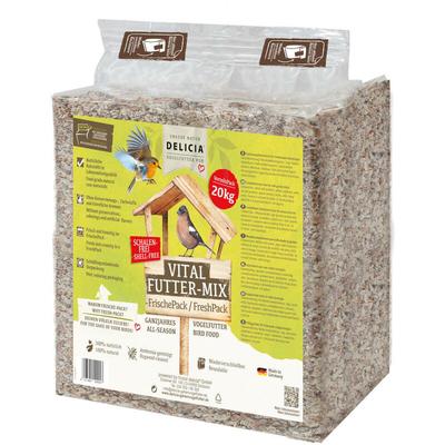 Vital Futter-Mix 20 kg Vogelfutter Wintervogelfutter Ganzjahresfutter - Delicia