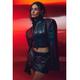 MissPap Womens Playboy Leather Look Boxy Oversized Cropped Jacket - Black - Size 10 UK | MissPap Sale | Discount Designer Brands