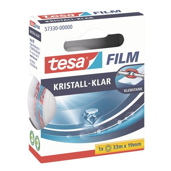 tesa Klebeband »kristall-klar« transparent 57330, 19 mm/33 m (B/L) transparent, 1.9 cm Image