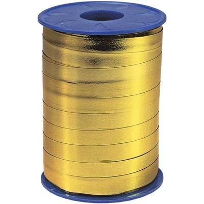 PRÄSENT Metallic Ringelband gold, 1 cm Image