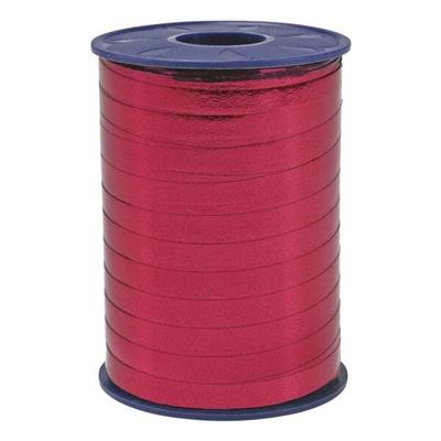 PRÄSENT Metallic Ringelband rot, 1 cm