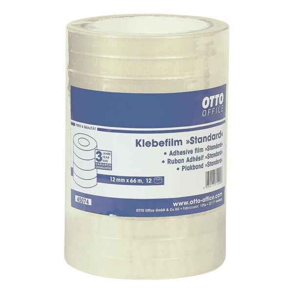 OTTO Office Klebeband »Standard« transparent, 12 mm/66 m (B/L) transparent, 1.2 cm Image