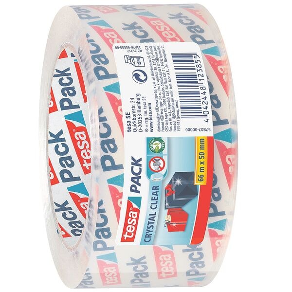 tesa Packband »crystal clear« 57807 blau Image