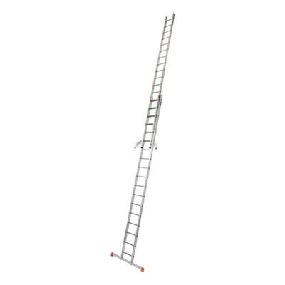 Krause Schiebeleiter »MONTO Fabilo« 2x 18 Sprossen grau, 525 cm