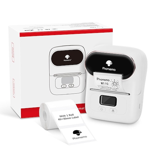 phomemo Preisschilddrucker, Haushaltskleidungsetiketten-Thermodrucker, tragbarer Barcodedrucker Image