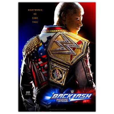 WWE Cody Rhodes Backlash France Poster - Unframed A2 Image