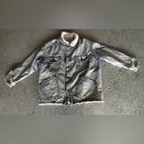 Levi's Jackets & Coats | Levi's Vintage Usa Faded Blue Denim Sherpa Jacket Men's Size Medium | Color: Blue | Size: M
