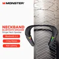 Monster Stinger Gaming Neck altoparlanti Bluetooth 5.3 altoparlanti indossabili Wireless 10H