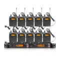 Sistema di monitoraggio In-ear Wireless professionale Monitor Multi-bodypack a 2/4/6/8 canali, monitor in-ear per esterni con palco a fascia SM-2050