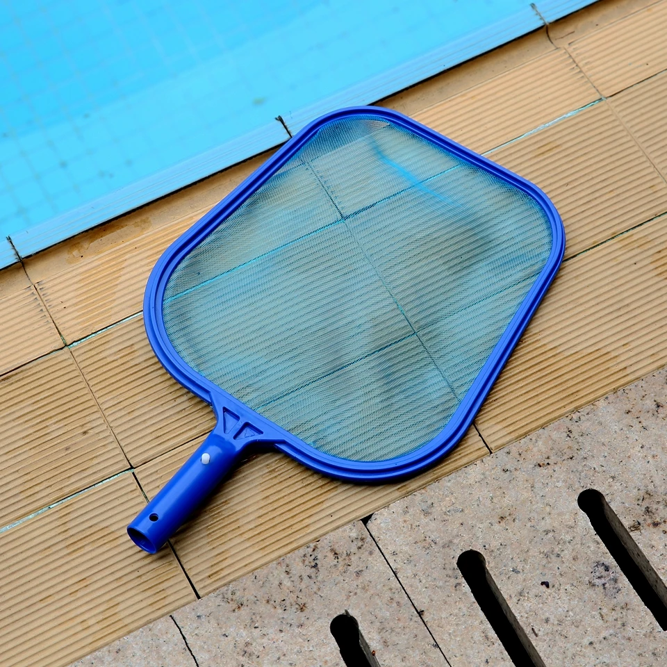 1 stücke Schwimmen Pool Blatt Rake Mesh Skimmer Net Pole Schwimmen Pool Spa Reinigung Skimmer Reinigung Werkzeug Image