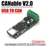 Tipo-C da USB a CAN CANable 2.0 Cangaroo candle CAN-FD SLCAN Debugger CAN Bus Analyzer strumento di