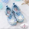 Disney Prinzessin Kristall Schuhe Neue Mädchen Einzelne Schuhe Gefrorene Aisha Sophia Strass Schuhe Leistung Party Schuhe Größe 22-36