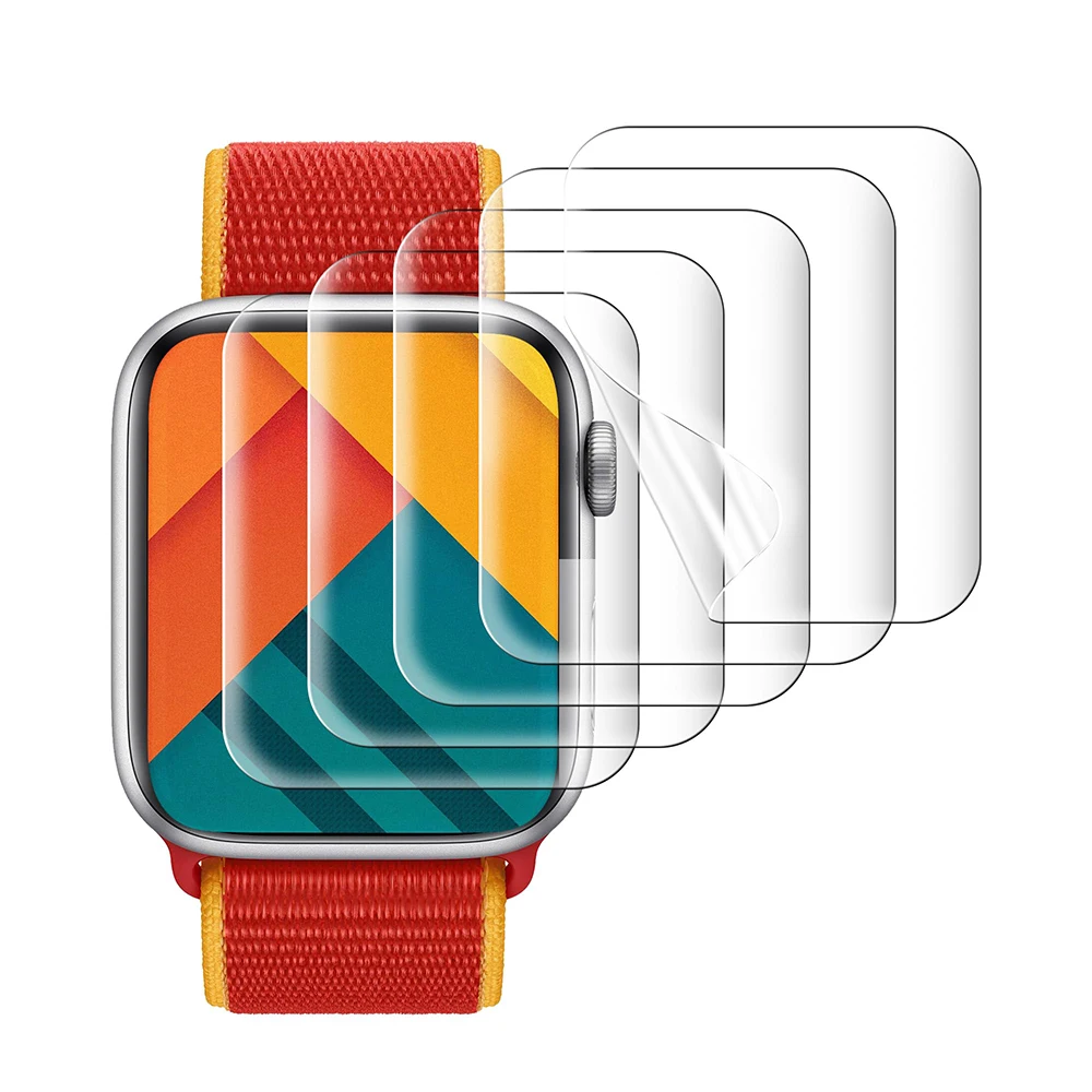 Displayschutzfolie für Apple Watch Film 49 mm 45 mm 41 mm 42 mm 44 mm 38 mm 40 mm HD Smartwatch Film iWatch Ultra Serie 9 8 7 6 SE 5 4 3 Image