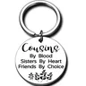 Cousin Geschenke für Mädchen Cousin Keychain Cousins Durch Blut Schwestern durch Herz Freunde