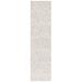 White 108 x 27 x 0.375 in Indoor Area Rug - Safavieh Ebony Floral Hand Tufted Wool Area Rug in Gray/Ivory Wool | 108 H x 27 W x 0.375 D in | Wayfair