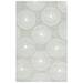 White 60 x 36 x 0.375 in Indoor Area Rug - Safavieh Ebony Area Rug Polyester/Wool | 60 H x 36 W x 0.375 D in | Wayfair EBN133W-3