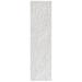 White 108 x 27 x 0.375 in Indoor Area Rug - Safavieh Ebony Wool Area Rug Wool | 108 H x 27 W x 0.375 D in | Wayfair EBN123M-29