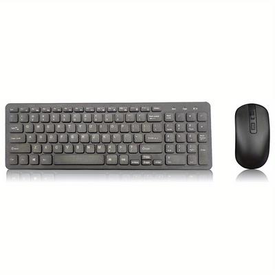 2.4g Wireless Keyboard And Mouse Combo Full Size Slim Keyboard And Mouse Set