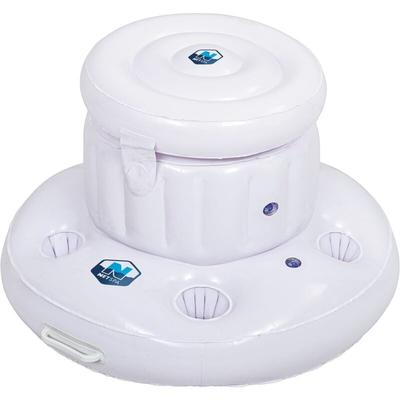 Aufblasbare schwimmende Netspa Bar - 64 cm Durchmesser - 5 Getränkehalter Image