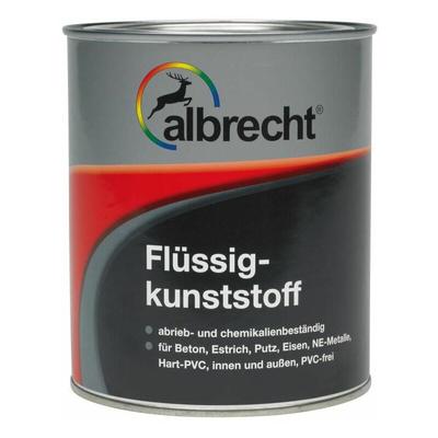 Flüssigkunststoff 2,5 l braun ral 8012 Kunststofflack Innen Außen - Albrecht Image