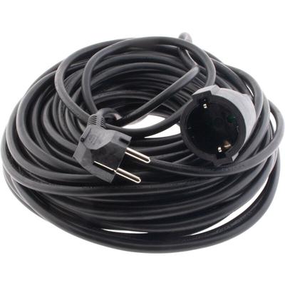 Schuko Verlängerungskabel HO5VV-F 3G1,5mm² - Schwarz - 25m Zenitech Image