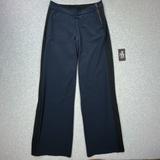 Athleta Pants & Jumpsuits | Athleta Gramercy Track Wide Leg Trouser Pants Sz 6 Tall Navy Blue Side Snaps | Color: Blue | Size: 6