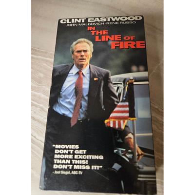 Columbia Media | In The Line Of Fire Clint Eastwood Vhs | Color: Gold | Size: Os