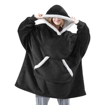 Oversized Reversible Wearable Blanket Hoodie