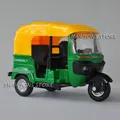 1:14 scala Diecast modello di moto Bajaj Auto Motor triciclo Taxi Replica in miniatura tirare