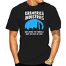 T-shirt da uomo di moda New Kramerica Industries KRAMER SEINFELD t-shirt nera non ufficiale taglia S