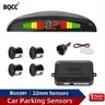 BQCC sensori di parcheggio per auto Kit di parcheggio 22mm 4 sensori Display a LED