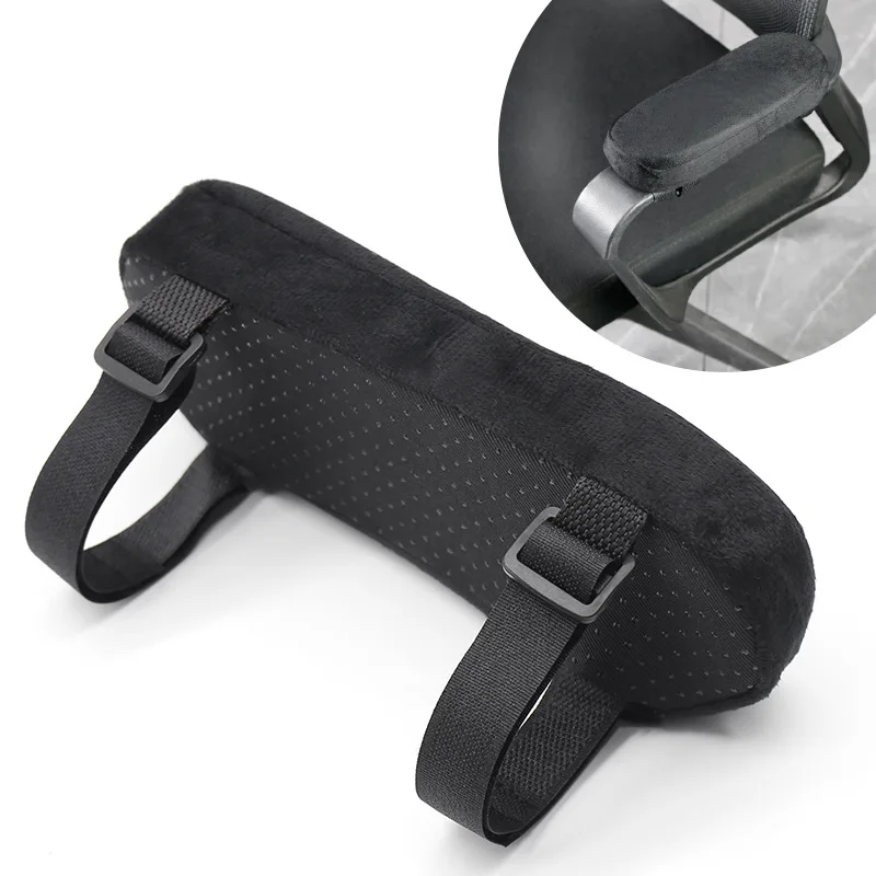 1pc/2 stücke Bürostuhl Teile Arm polster Memory Foam Armlehnen bezug Kissen polster für Home Office Stuhl bequemes Ellbogen kissen Image