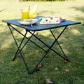 Tragbarer Camping Klapptisch Outdoor Picknick Grill Aufbewahrung tisch Aluminium legierung Tisch