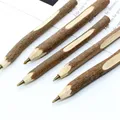 CHEN LIN – stylo à bille en forme de Branches en bois naturel 3 pièces crayon de dessin rétro
