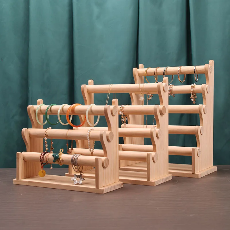 Armband-Ausstellungsrahmen aus Holz mit abnehmbarem Uhrenarmband und Armband-Aufbewahrungs-Ausstellungsrahmen aus massivem Holz